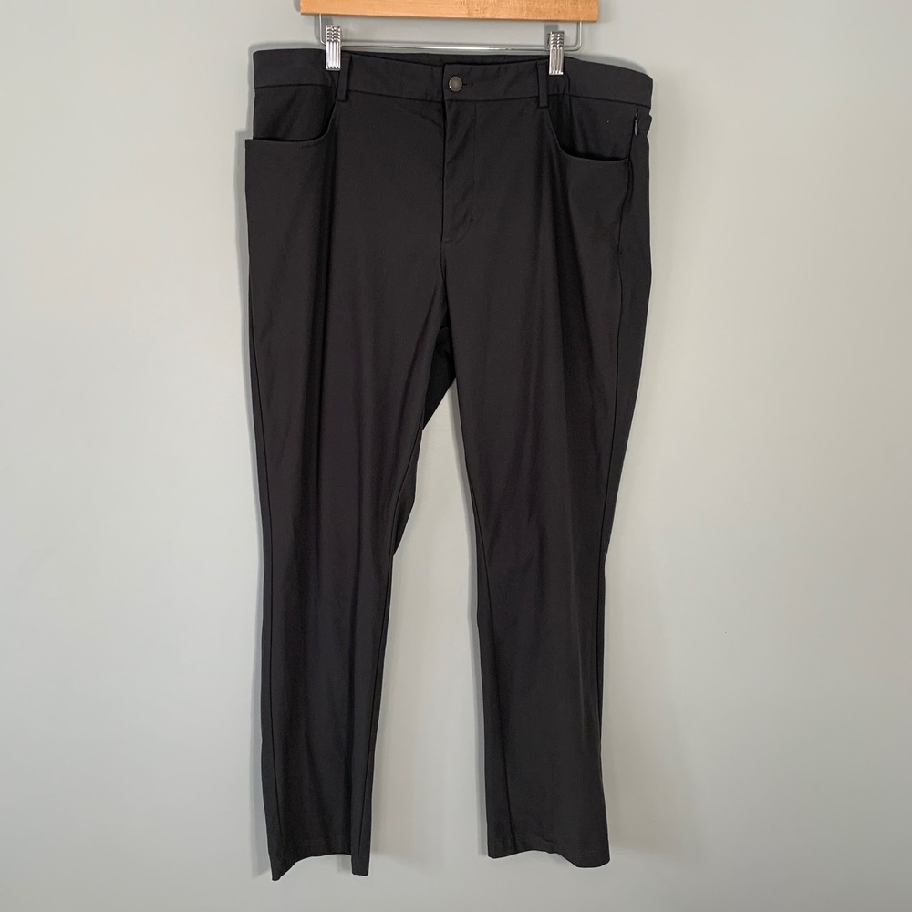 Old Navy 38x32 Active Tech Hybrid Slim 4-Way Stretch‎ Pants Mens Gray